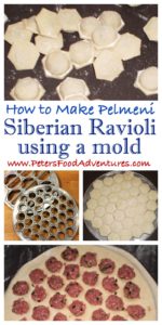 These Russian dumplings are so much quicker with this shortcut using a Pelmenitsa Mold! Filled with turkey meat and onion with an Asian twist - How to make Pelmeni Siberian Ravioli using a Mold (Пельмени)
