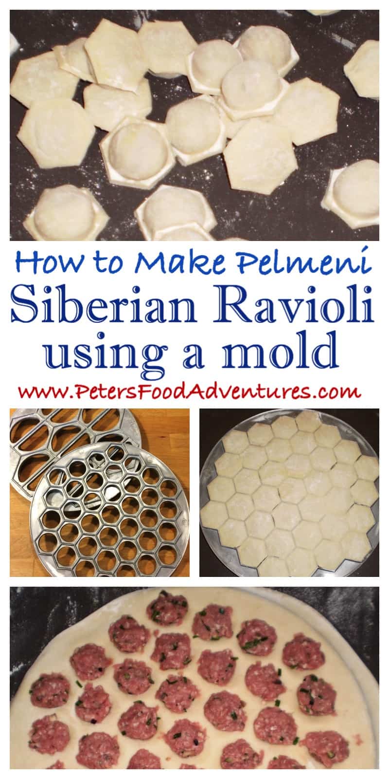 pelmeni using a mold