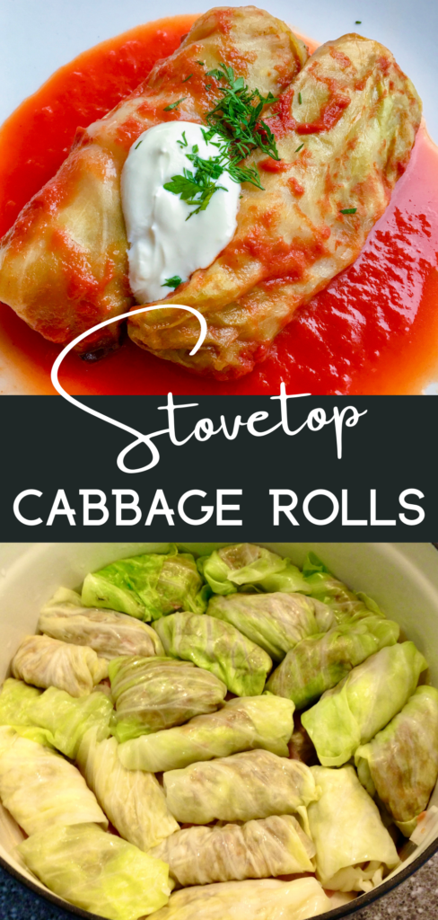 Dutch Oven Cabbage Rolls, made with layers of bacon. Known as Golubtsi, a family dinner favorite the whole family loves. Delicious, economical and can feed an army of people. What's not to love about this dish! Stovetop Cabbage Rolls (Голубцы)