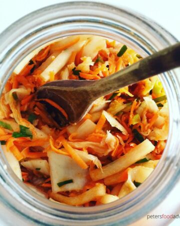 jar with kimchi