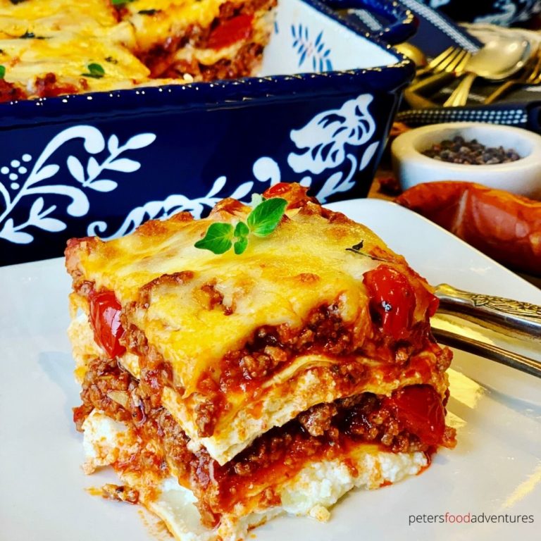 Meaty Lasagna with Chorizo - Peter's Food Adventures