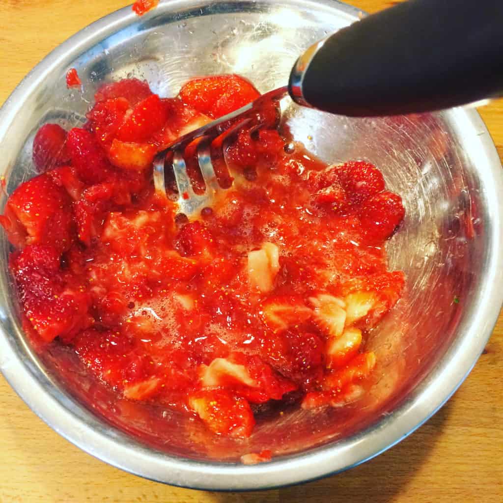 Mashed Strawberries