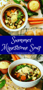 The perfect summer Minestrone Soup, packed with vegetables, fresh basil and parmesan - inspired by Jamie Oliver's Food Escapes in Venice. Jamie Oliver's Minestrone Soup Recipe
