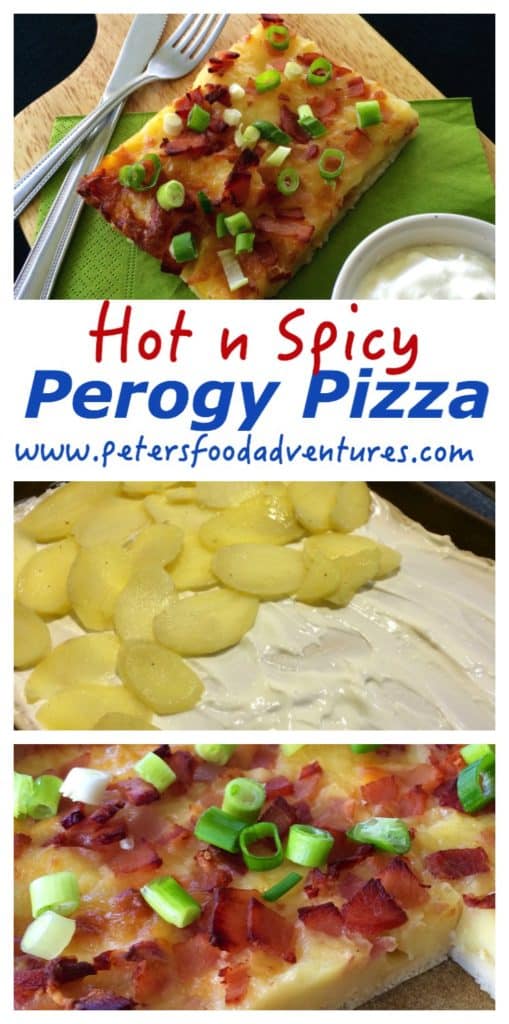 Spicy Perogy Pizza just like Boston Pizza's
