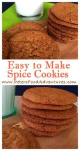 Easy Spice Cookies perfect for the holidays. Easy to make and bursting with flavor. Spice Cookies with cinnamon, nutmeg and ginger. Perfect Christmas cookie! 
