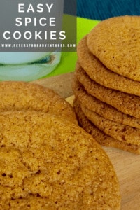 Easy to make and bursting with flavour. Spice Cookies with cinnamon, nutmeg and ginger. Perfect holiday treat! Easy Spice Cookies Recipe