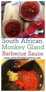 A delicious bbq sauce with a crazy name! South African Monkey Gland Barbecue Sauce Recipe
