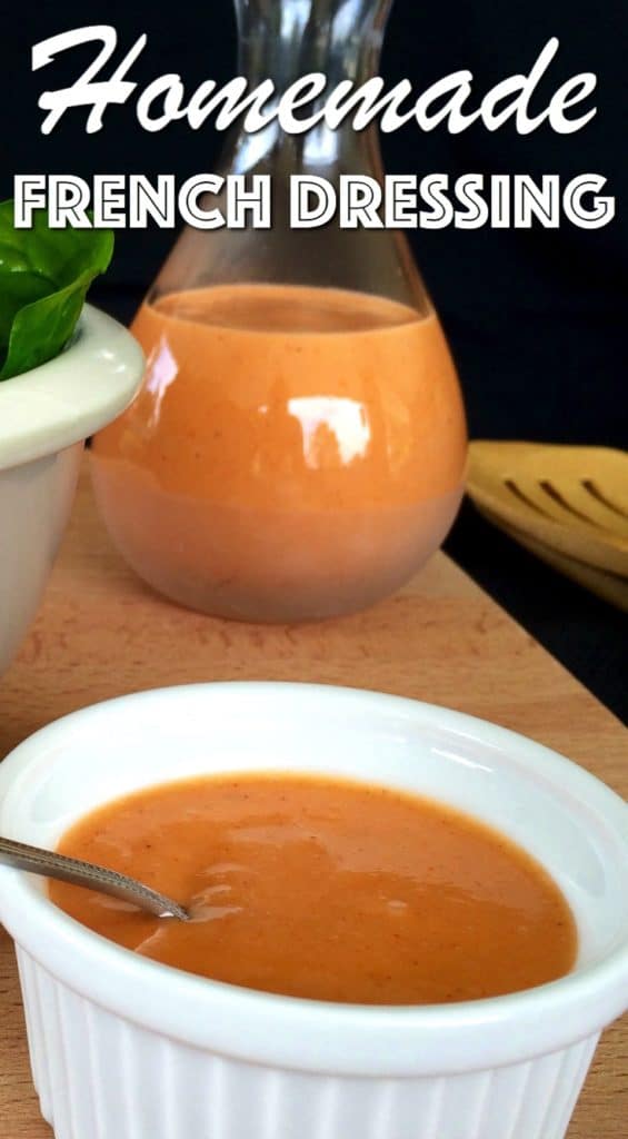 Creamy French Dressing in 2 Easy Steps!