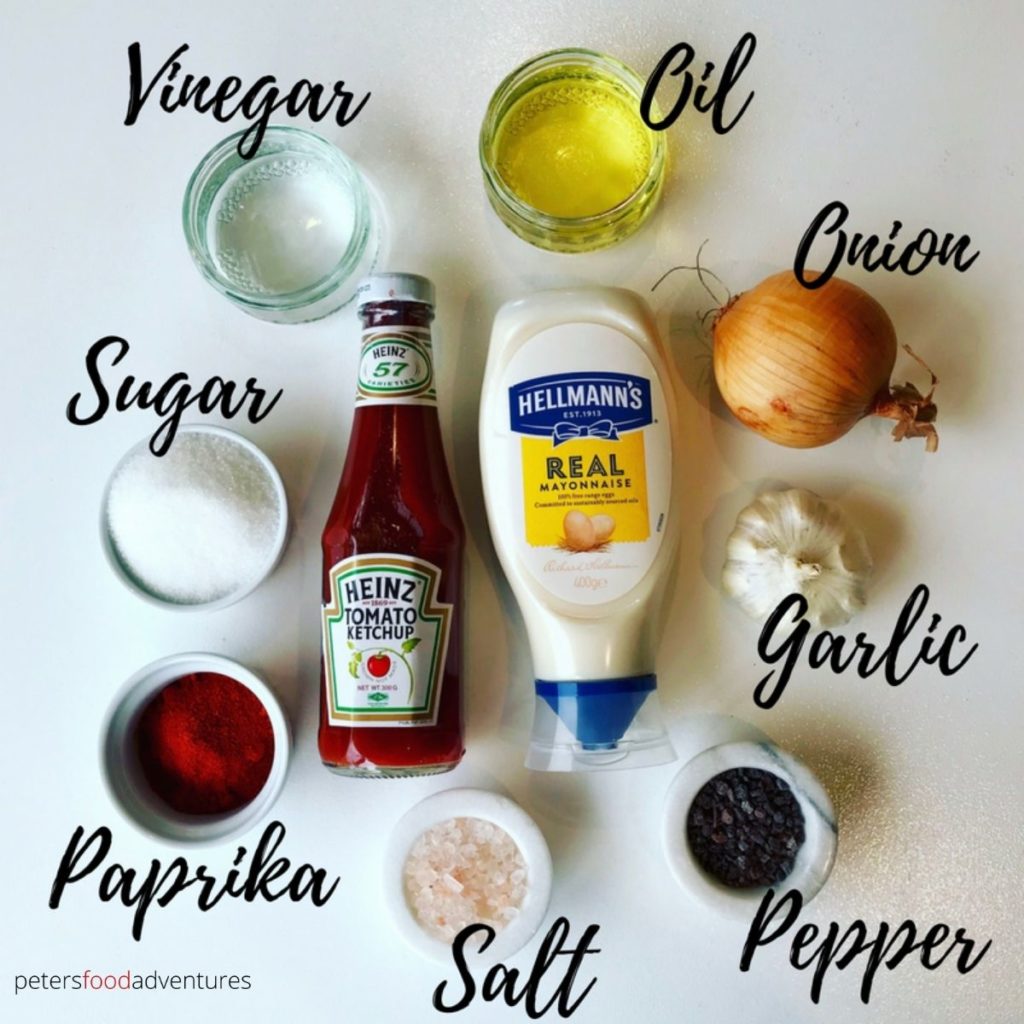 ingredients for french dressing