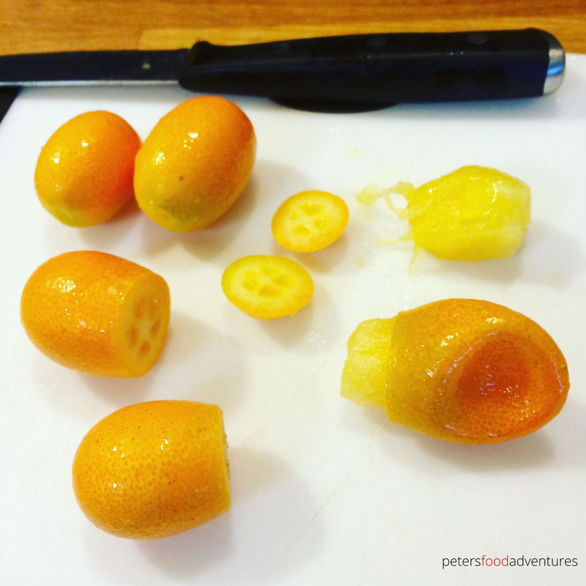 slicing kumquats