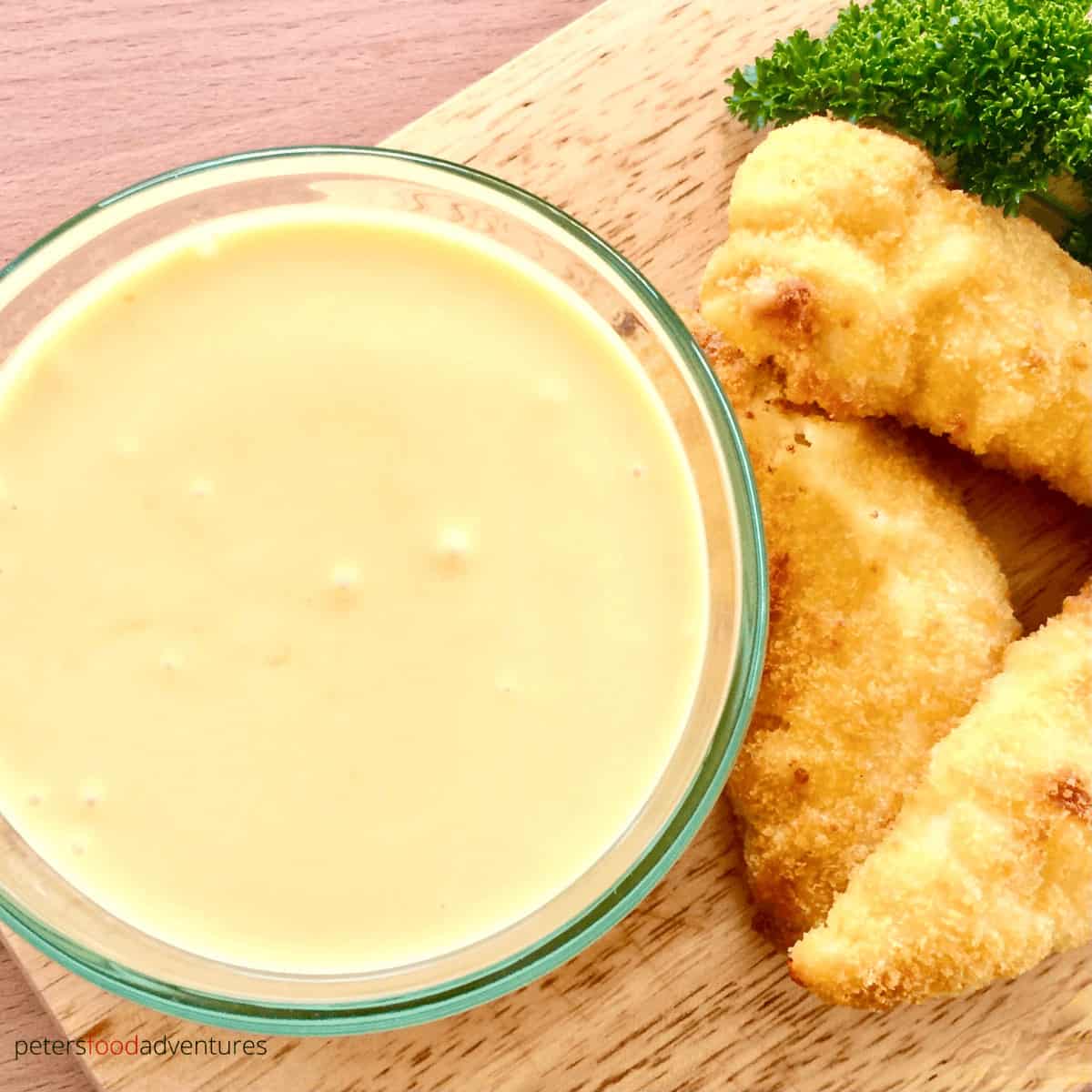 How to make Honey Mustard Sauce, so tasty I could drink this stuff! A delicious homemade Creamy Honey Mustard recipe made with mayo, honey, mustard, sour cream, with a pinch of onion and garlic powder!