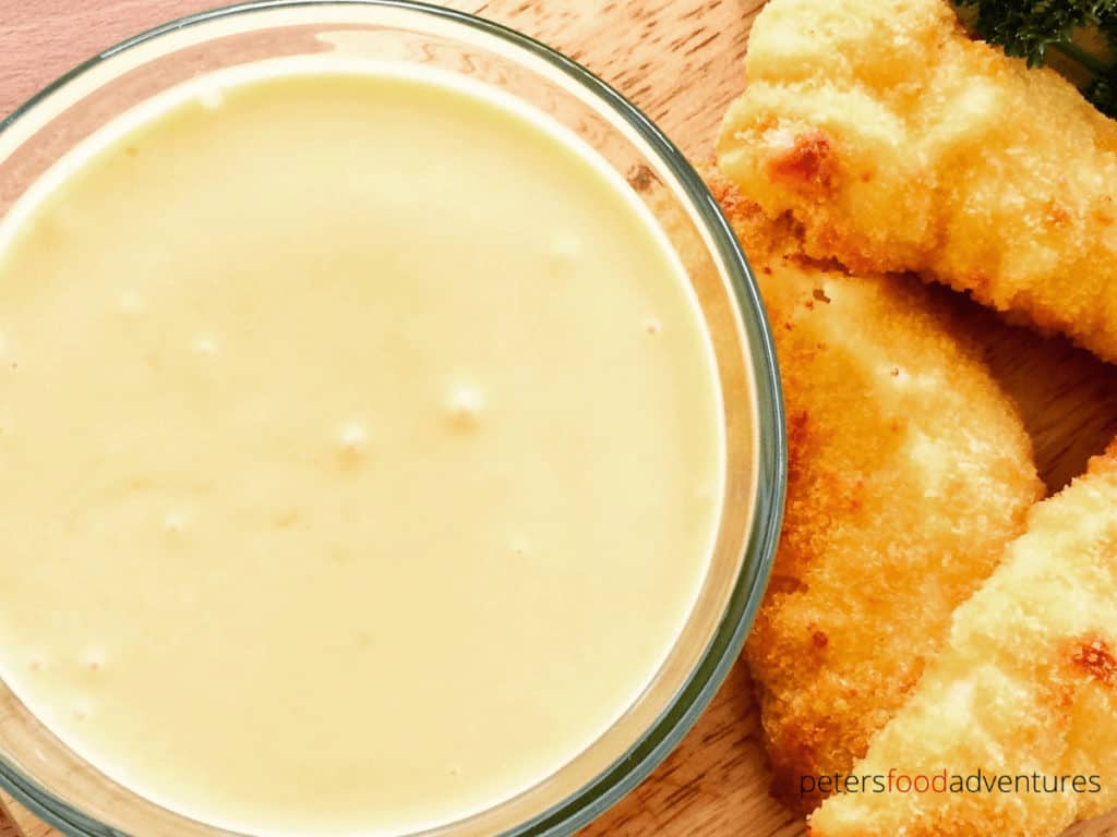 How to make Honey Mustard Sauce, so tasty I could drink this stuff! A delicious homemade Creamy Honey Mustard recipe made with mayo, honey, mustard, sour cream, with a pinch of onion and garlic powder!