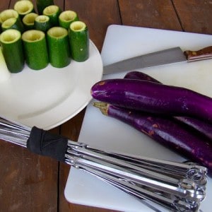 Stuffed Vegetable Kebabs