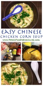 Quick, easy to make and exploding with flavour. Authentic Asian chunky chicken soup, guaranteed to warm your soul, made with rotisserie chicken - Chinese Chicken and Corn Noodle Soup Recipe