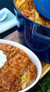 Quick & Easy One Pot Wonder with Ground Beef, Rice and Cabbage, almost a Casserole! Perfect When You Are in a Hurry! - Classic Lazy Unstuffed Cabbage Rolls (Ленивые Голубцы)