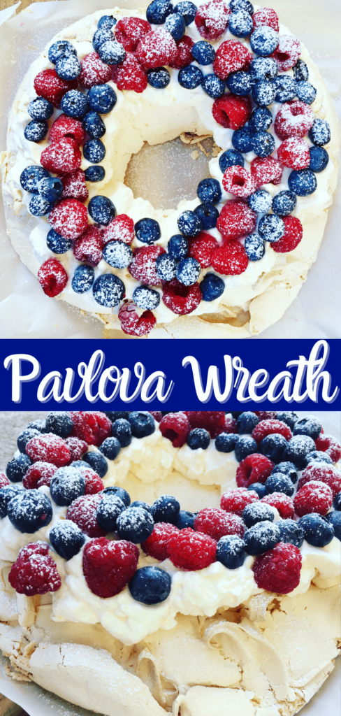 The perfect Pavlova for the holidays! A No-Fail Pavlova Wreath is a festive way to celebrate year round. Pavlova topping ideas, but fresh berries are an Australian classic.