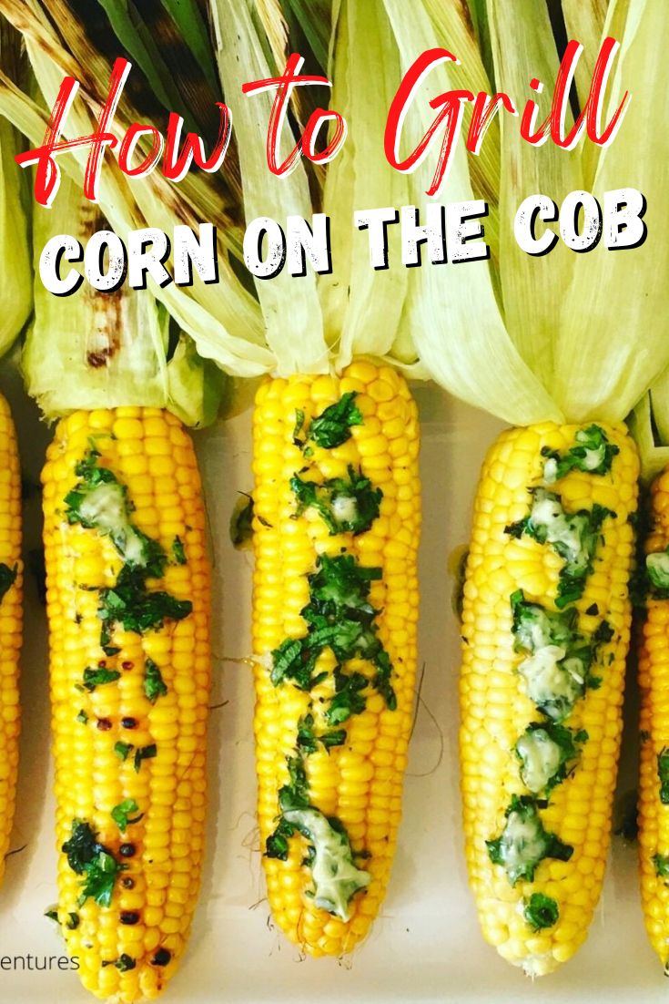 how to grill corn pinterest pin