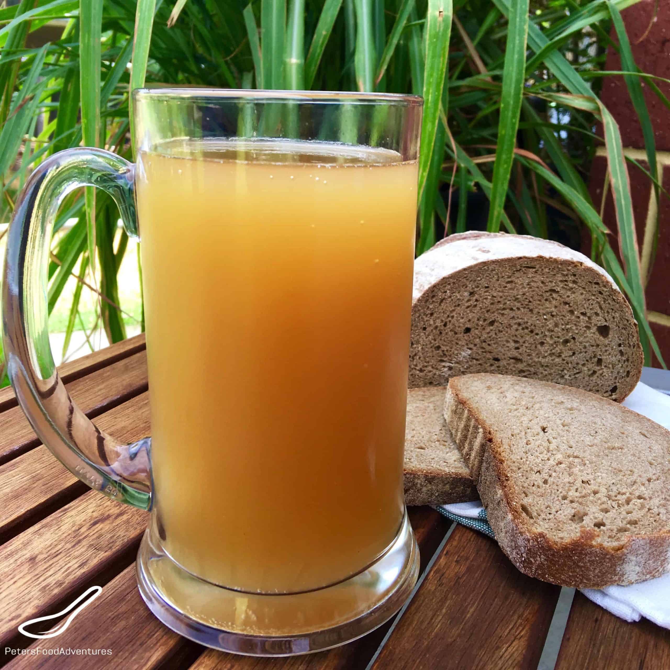 A refreshing Russian summer drink, naturally fermented, chemical free and delicious! Not beer, but this delicious Russian Kvass Recipe (Квас)