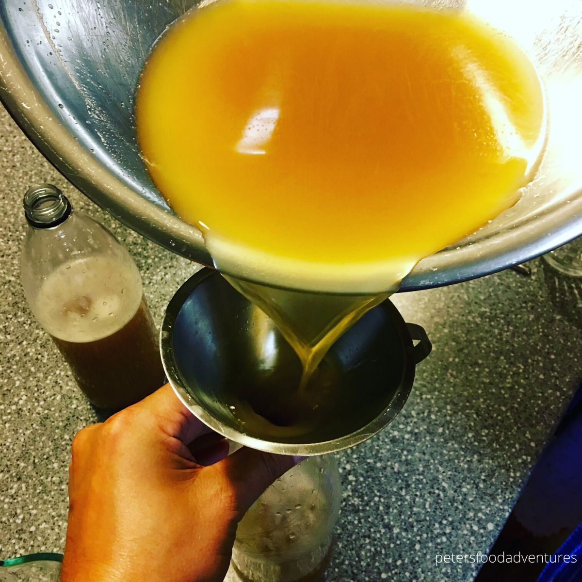 pouring kvass