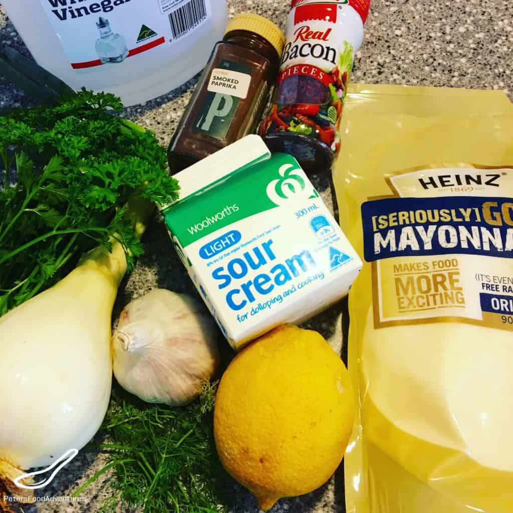 Bacon Ranch ingredients