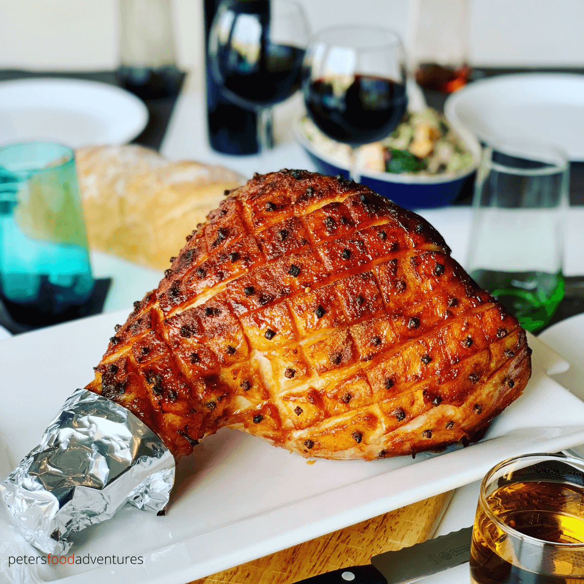 Coca-Cola Ham is fun and easy to make! A classic American recipe. We don't miss making a Christmas Ham, Thanksgiving Ham or an Easter Ham without a Coca Cola Ham on our holiday table.