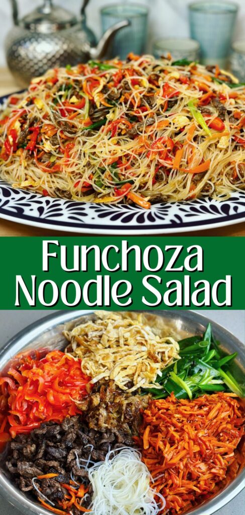 funchoza noodle salad pin