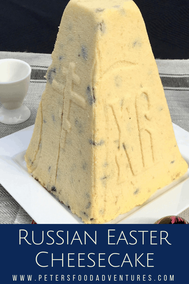 Paskha pyramid cheesecake