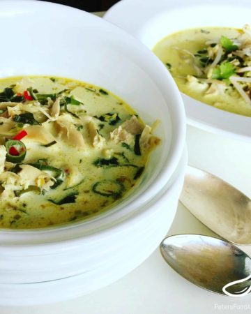 Easy Tom Kha Gai (Thai Coconut Chicken Soup) An easy to make recipe, authentic and delicious made with coconut milk. A Thai classic that's ready to eat in 30 minutes!