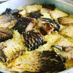 Macedonian Fish with Rice (Македонски риба со ориз)