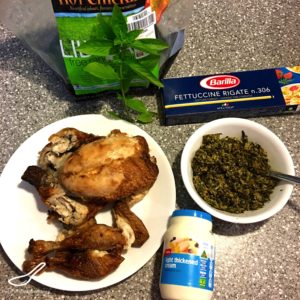 Easy Creamy Basil Pesto Chicken Recipe ingredients