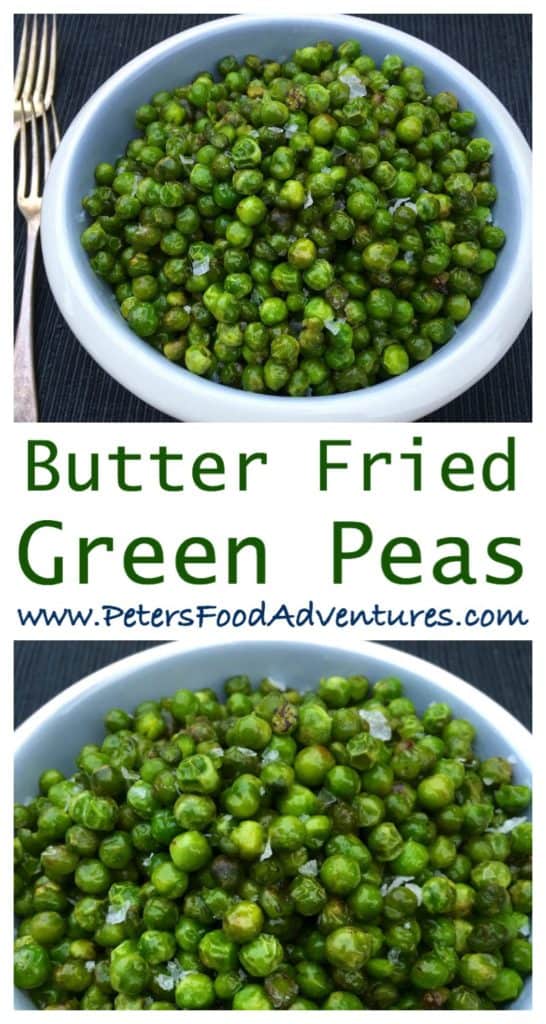 Best Side Dish Ever! Tender Yet Crispy, Fried Green Peas Sautéed in Butter. Fried Green Peas (Жареный зеленый горох)