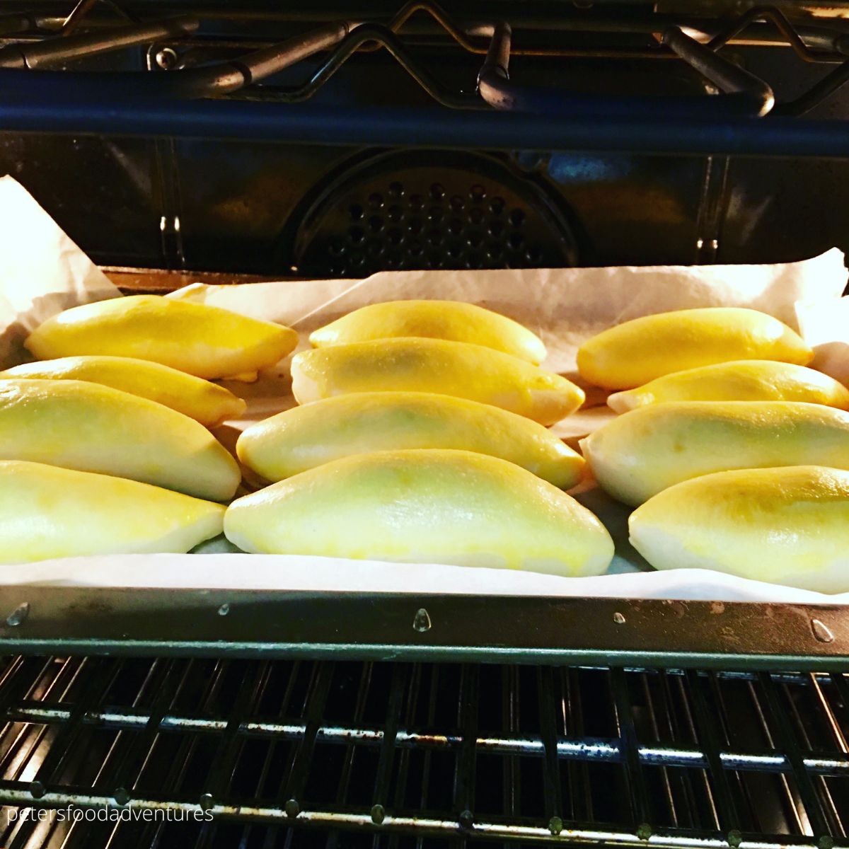 baking piroshki in oven