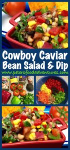 This classic from Texas is sure to be King of the Bbq this summer! Toss the ingredients together and you're done! It's like a bean salad on steroids - This recipe is a keeper! Cowboy Caviar Recipe