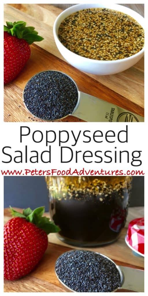 Easy to make, in less than 5 minutes. Perfect with Spinach Strawberry Salad - Poppyseed Dressing with Sesame Seeds