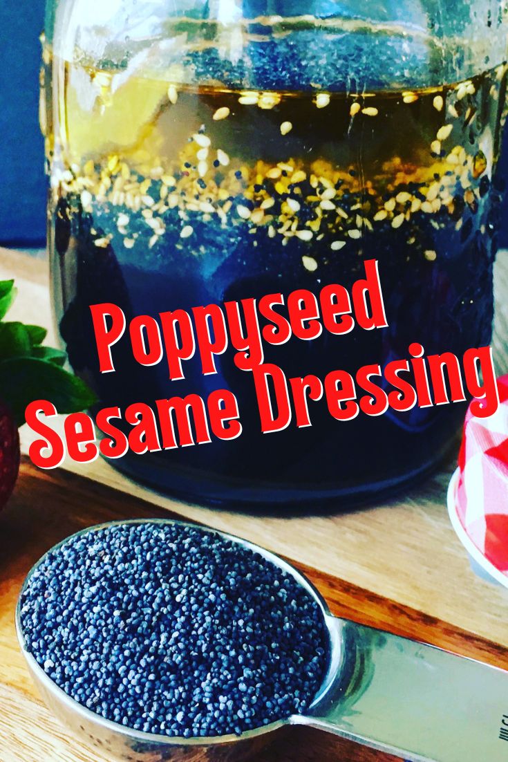 asian sesame dressing with poppyseeds