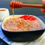 Buckwheat Porridge with honey drizzling
