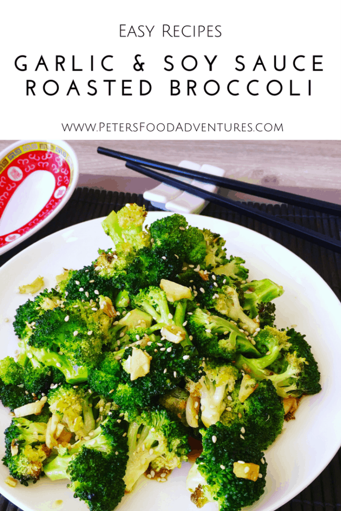Super easy and delicious. Chinese style, oven roasted, flavourful and packed full of vitamins. The best broccoli side dish you ever had! Roasted Broccoli with Garlic and Soy Sauce