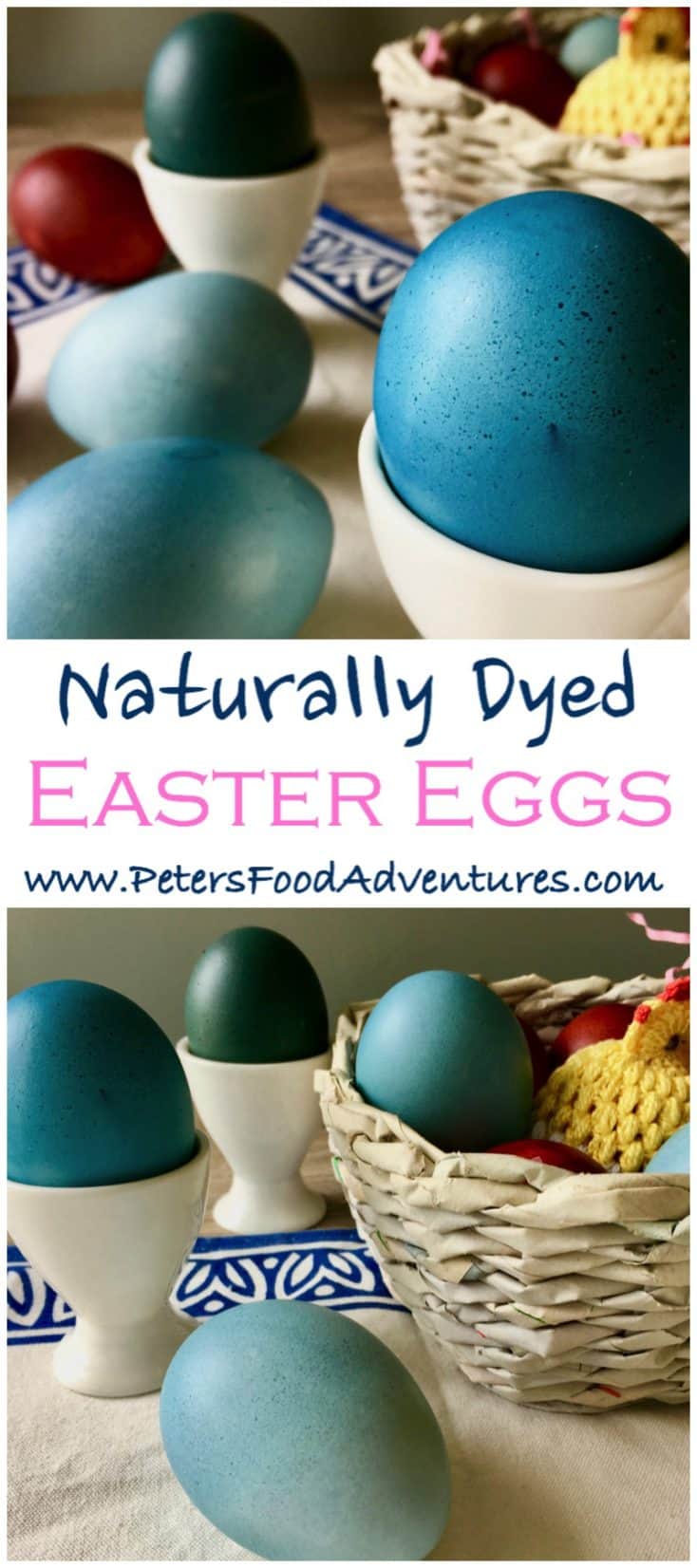 Naturally dyed easter eggs pinterest pin