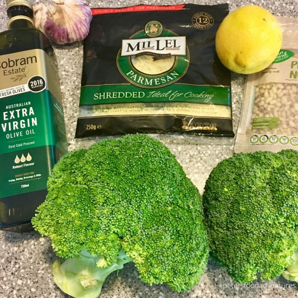 roasted broccoli and parmesan ingredients