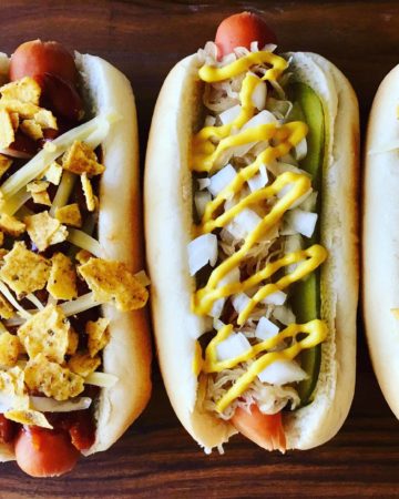 Hot Dog Toppings - Chili Dogs and Sauerkraut Dogs