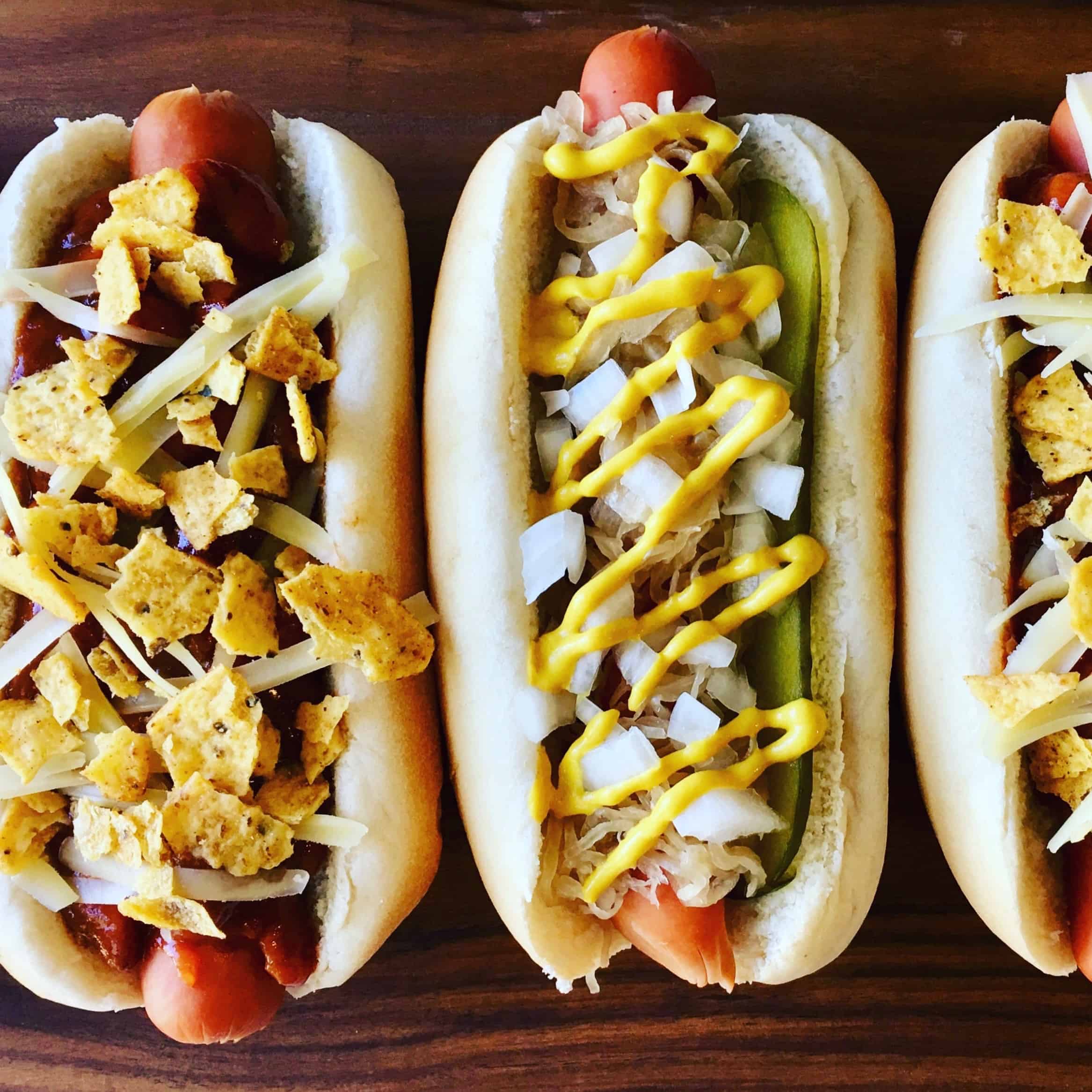 Hot Dog Toppings - Chili Dogs and Sauerkraut Dogs