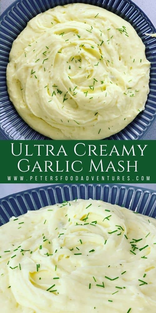 This classic, ultra creamy, rich and smooth Garlic Mashed Potato recipe is so delicious. Absolutely a family favorite dinner side, perfect for your holidays, Thanksgiving for Christmas or everyday! Easy recipe that can be made in advance