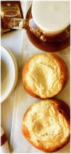 A Russian classic, baked sweet buns filled with sweet cheese Tvorog, Farmer's Cheese or Quark. A Russian brioche style bun (сдобное sdobnoe), a delicious and healthy treat. Vatrushka Sweet Cheese Buns (Ватрушки)