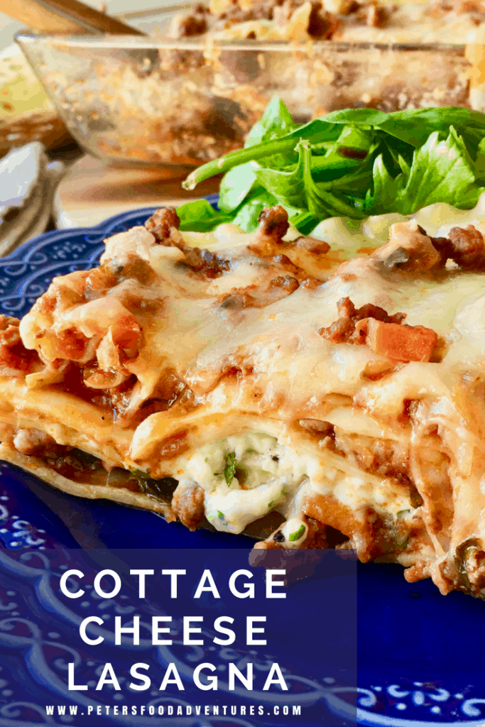 A classic Lasagne dinner favorite, with loads of mozzarella cheese, Ragu, cottage cheese and parmesan. Spinach Free Canadian Lasagna with Cottage Cheese