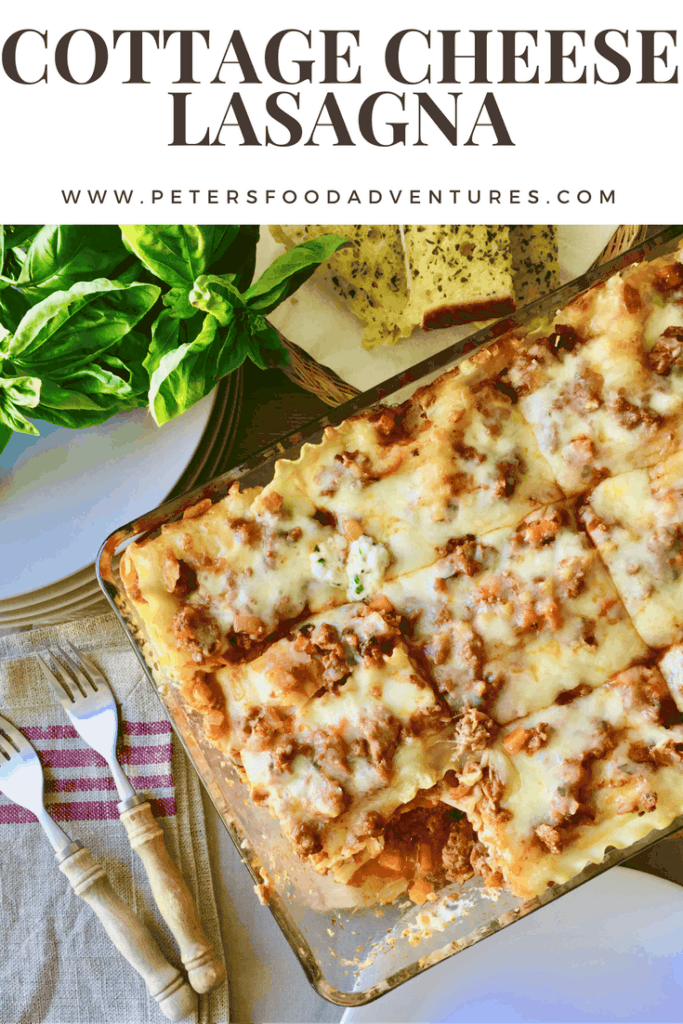 A classic Lasagne dinner favorite, with loads of mozzarella cheese, Ragu, cottage cheese and parmesan. Spinach Free Canadian Lasagna with Cottage Cheese