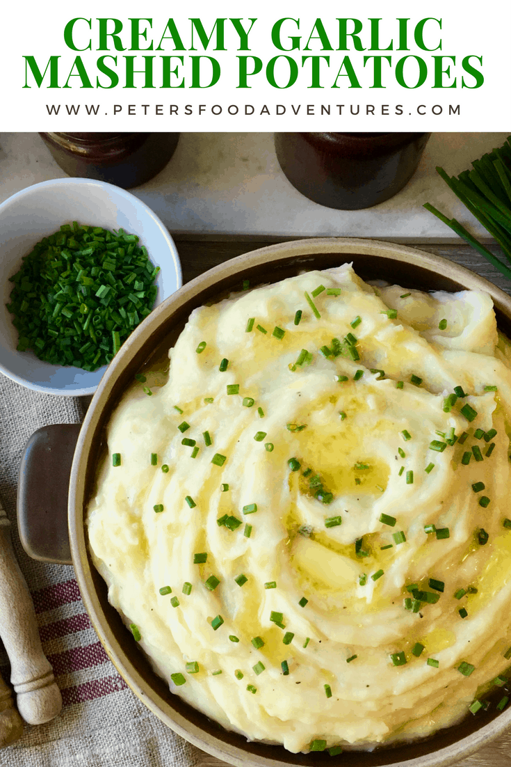 Garlic Mashed Potatoes in a bowl