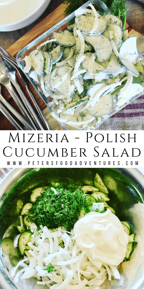 Mizeria Polish Cucumber Salad