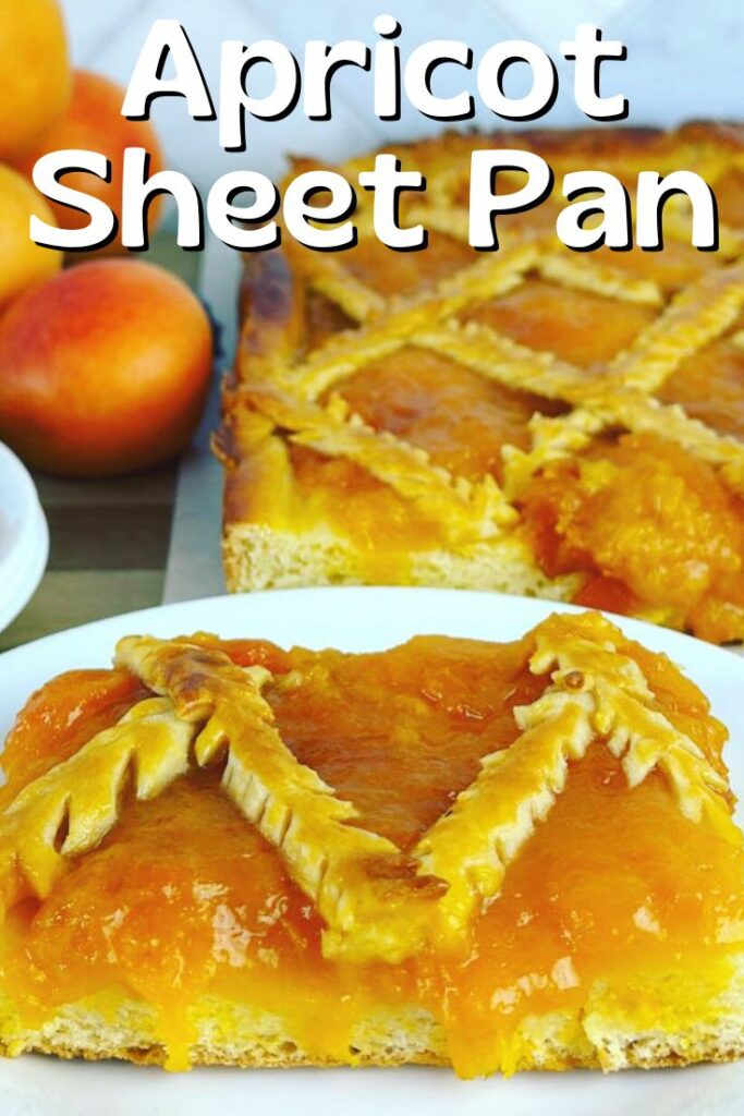 apricot sheet pan pie