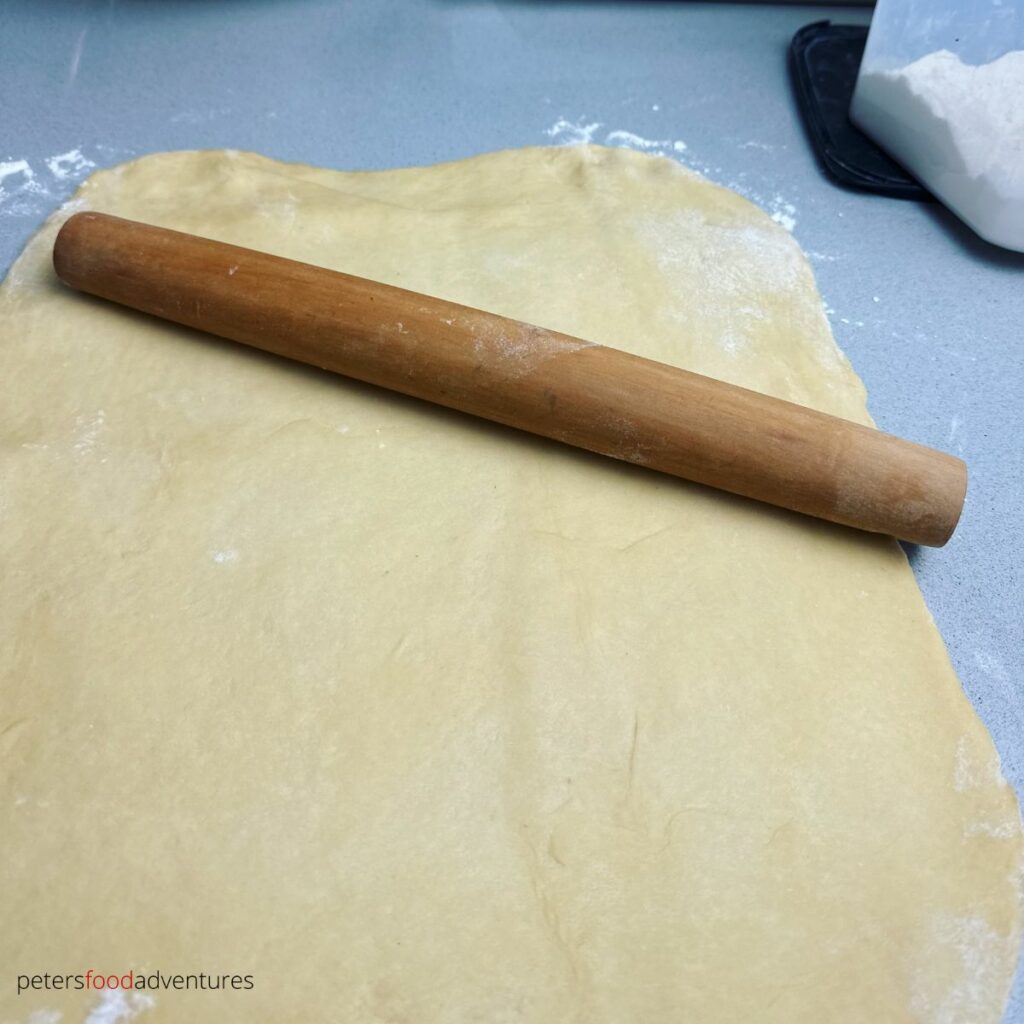 rolling yeast dough