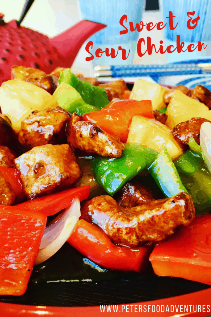 Sweet and Sour Chicken with Pineapple is a yummy Chinese American favorite. Tastes just like take out!